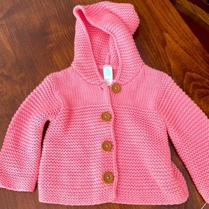 girl knit sweater cardigan